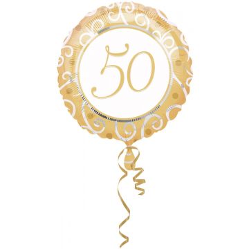 Versiering 50 jaar getrouwd feestartikelen 50 jarig huwelijk