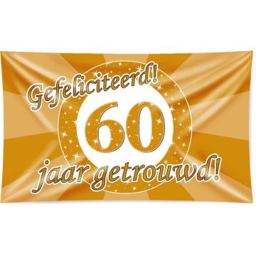 Gevelvlag 60 jaar getrouwd